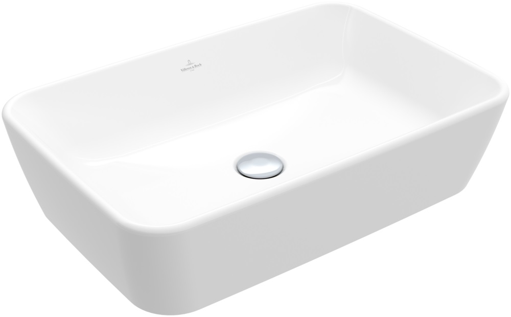 Villeroy & Boch Architectura umywalka 60x40 cm nablatowa prostokątna CeramicPlus Weiss Alpin 5A2760R1