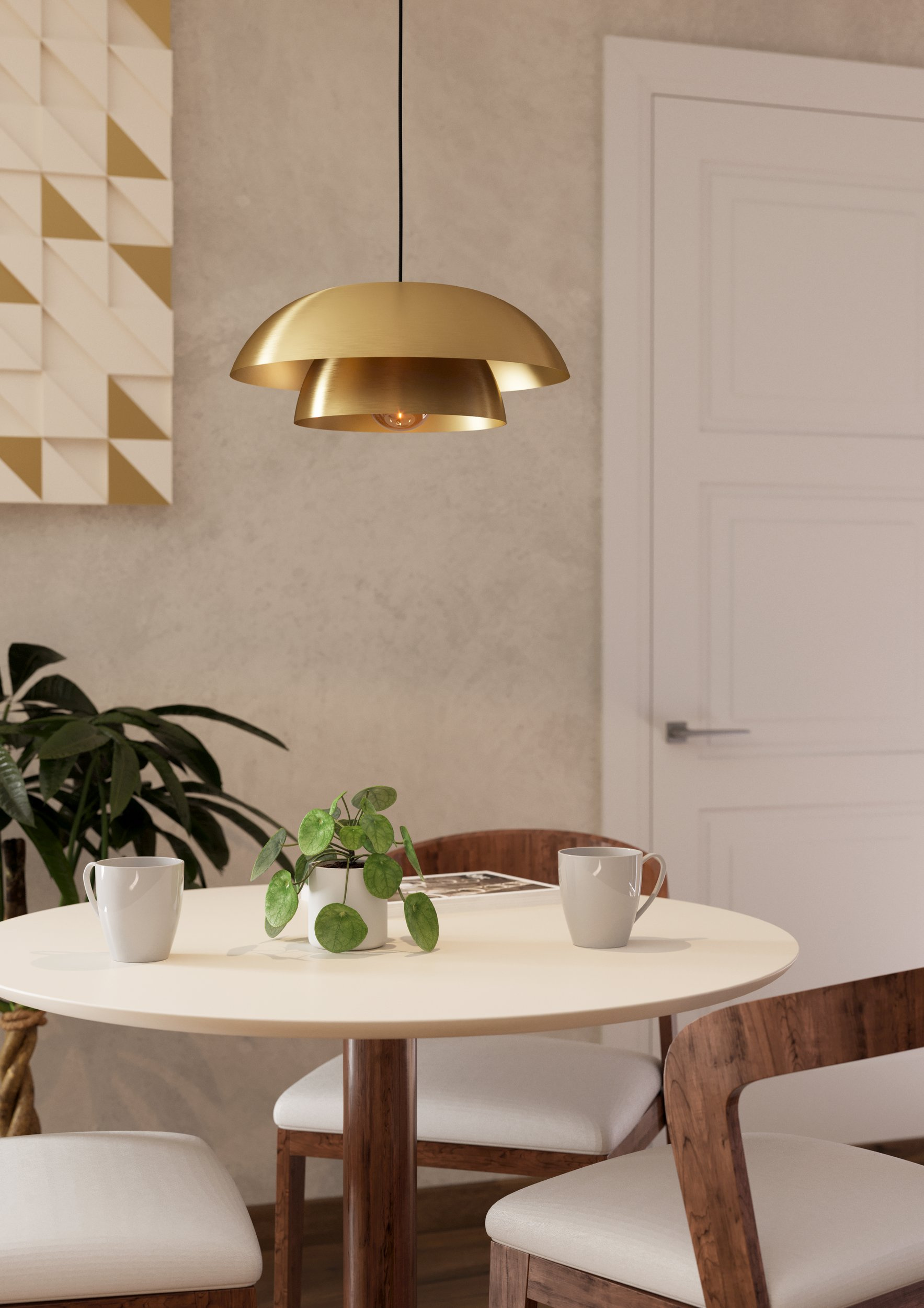 Eglo Cenciara lampa wisząca 1x40 W złota-miedź 900849