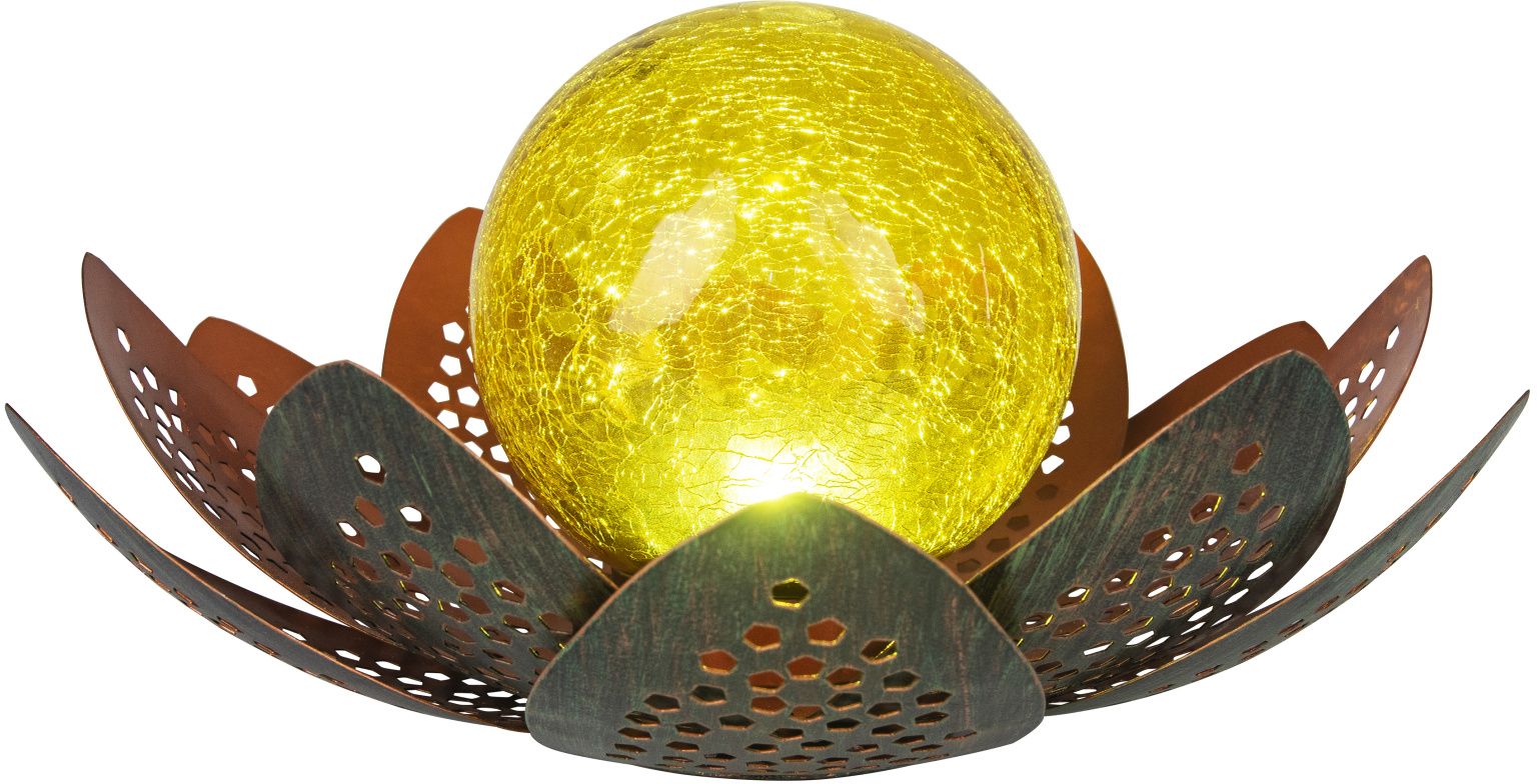 Globo Lighting Solar lampa solarna stojąca 1x0,06 W zielony/złoty 33655