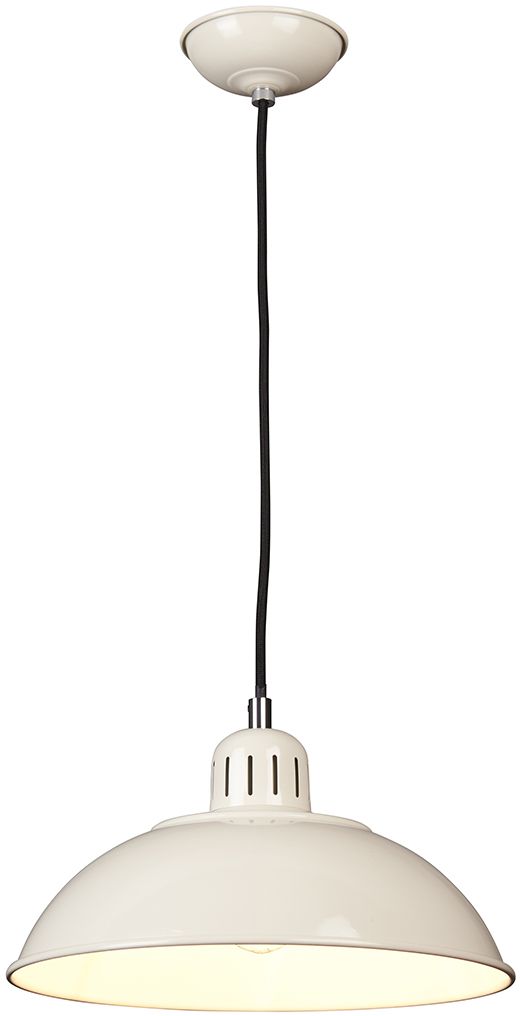 Elstead Lighting Franklin lampa wisząca 1x60 W kremowa FRANKLIN-P-CR