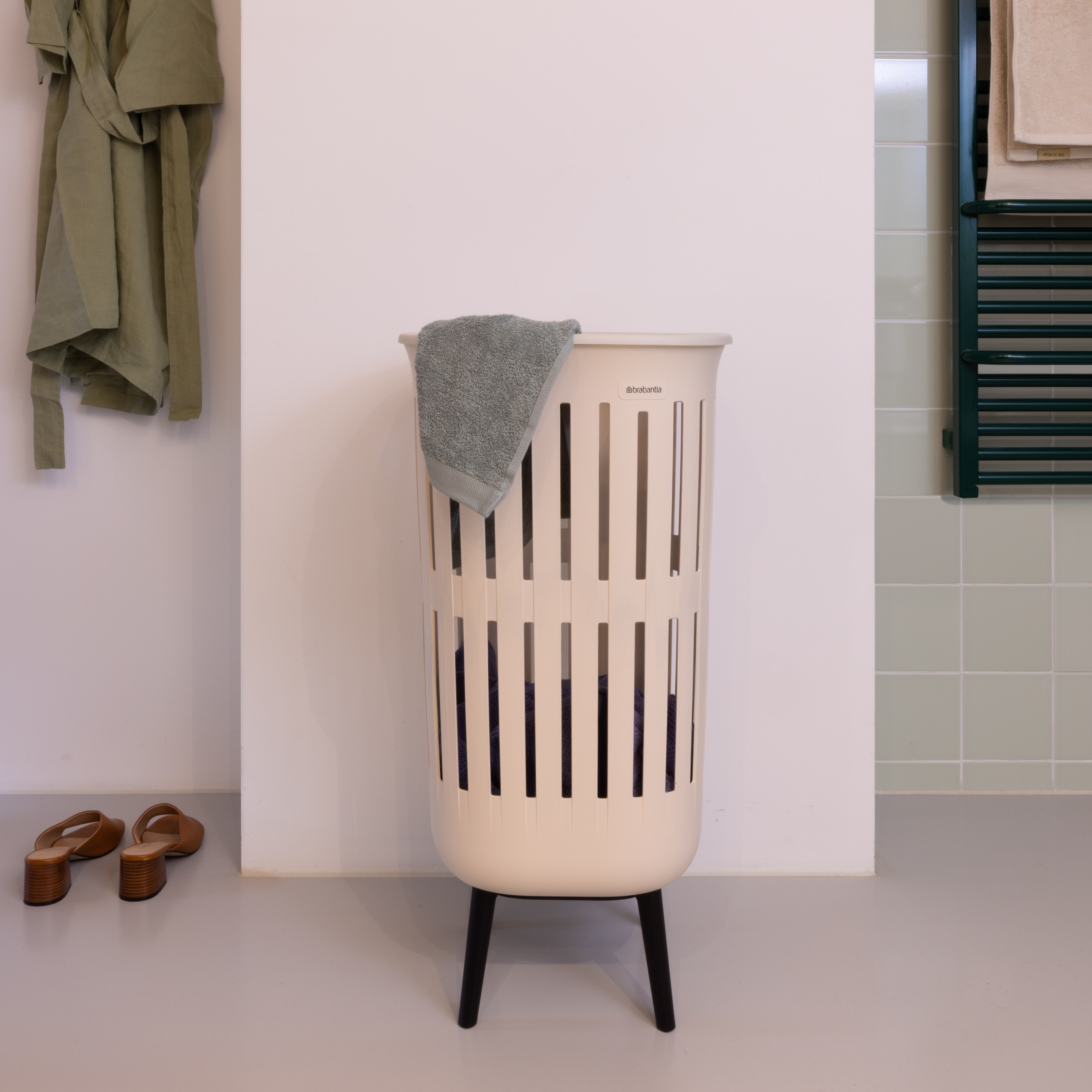 Brabantia Collect-It kosz na bieliznę i pranie 55 l beżowy 244742 - Wysyłka w 24h