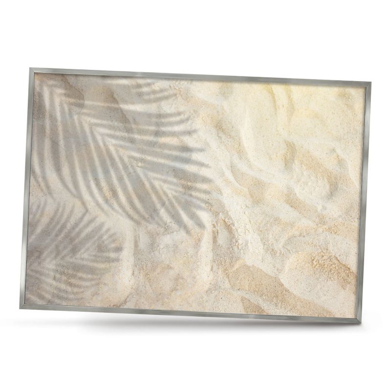 Magnetyczna tablica ozdobna ArtPrintCave 100x70 Tropikalny wzór w srebrnej ramie 1szt