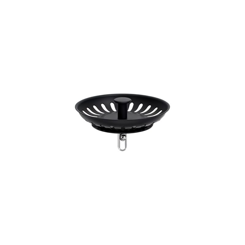 Sitko do zlewu Tycner 90 mm niskie czarny mat