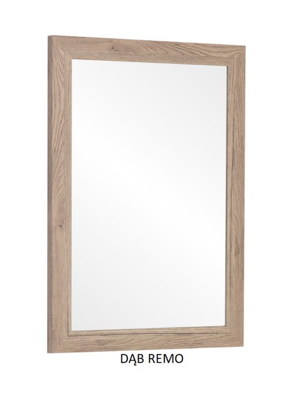 Lustro wiszące Profilmat 80x60 rama kolor dąb remo 1szt.
