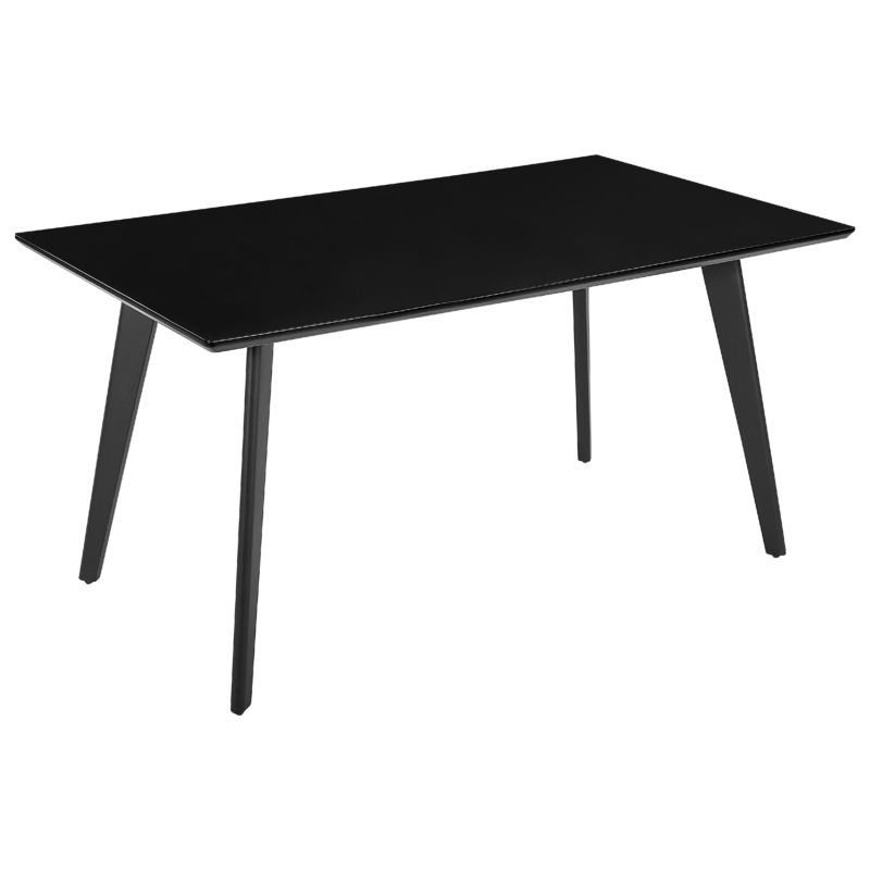 Stół do jadalni Dorcas Czarny 150 cm 90 cm 1 szt.