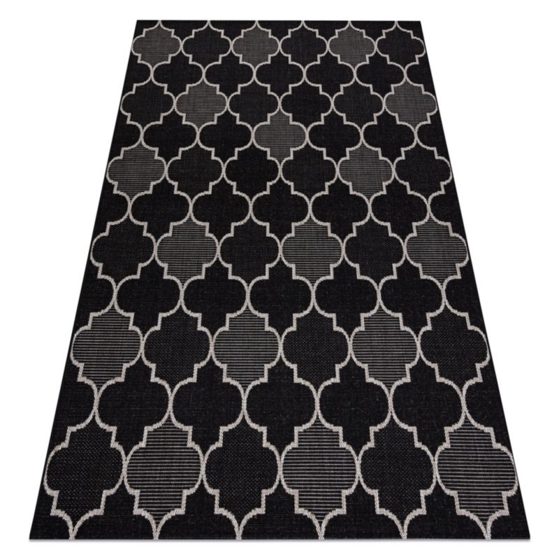 Dywan zewnętrzny Floorlux RugsX 160x230 cm czarny DEV1411 1 szt.
