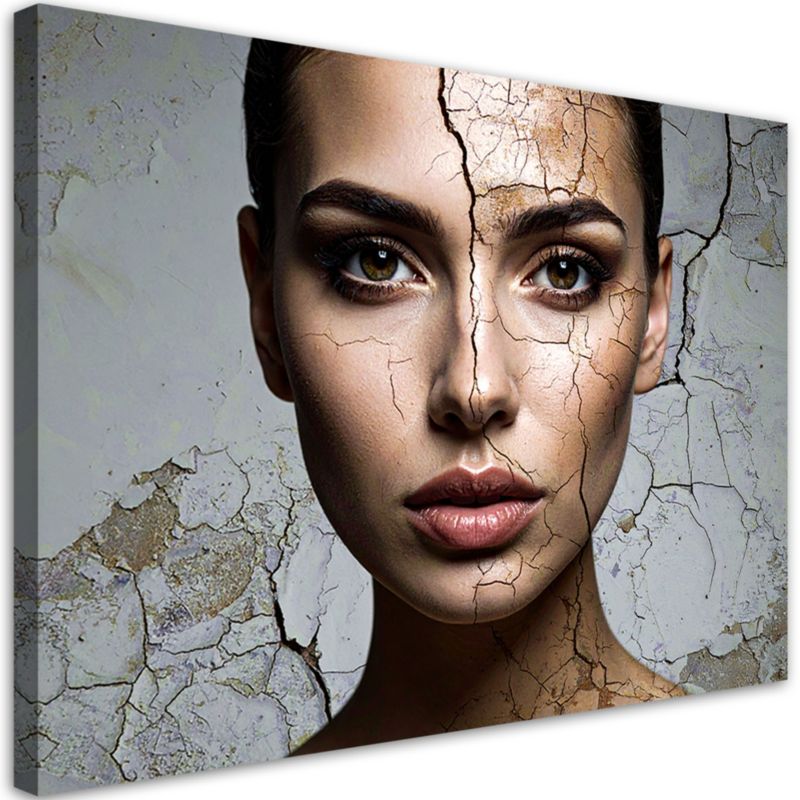 Obraz do salonu sypialni kuchni biura Feeby Portret twarz kobiety 60x40cm 1szt