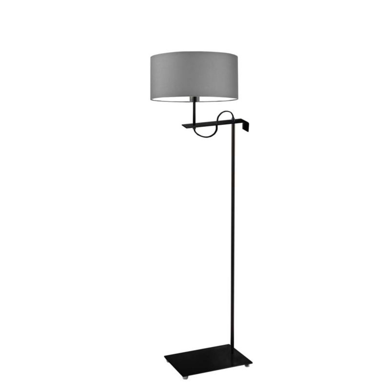Lampa stojąca Volta Light Factory podłogowa z abażurem szary walec POINT 1szt.