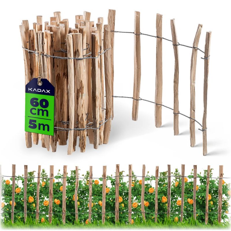 Płot Ogrodowy KADAX Leszczynowy Ogrodzenie 500x60 7-9cm 1 szt.