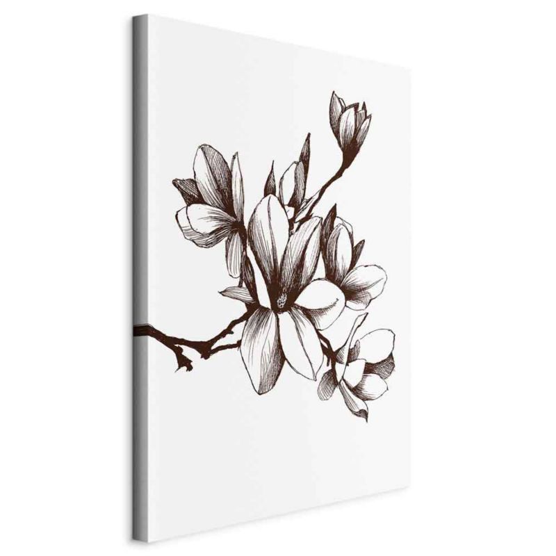 Obraz Artgeist Renesansowe magnolie 80 x 120 cm płótno włoskie 1 szt