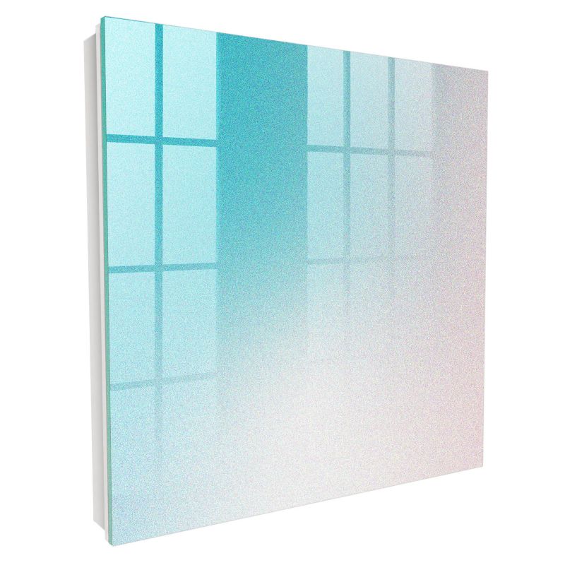 Nowoczesna Skrzynka Na Klucze Tulup 30x30 cm Pastelowy gradient - Biała - Otwierana na lewo 1 szt.