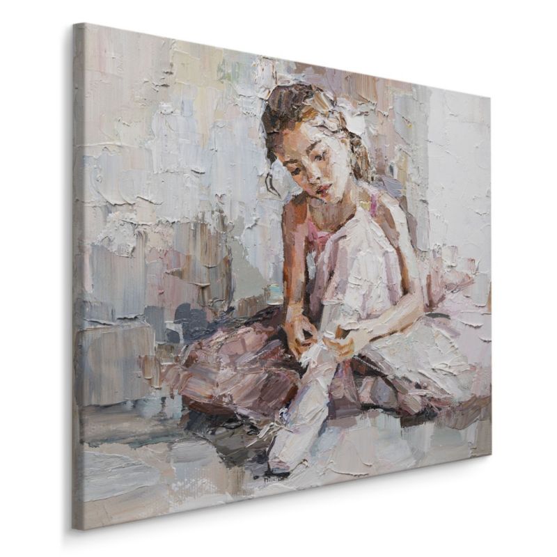 Obraz Muralo Mała Balerina Balet Malarstwo 60x60 cm 1 szt.