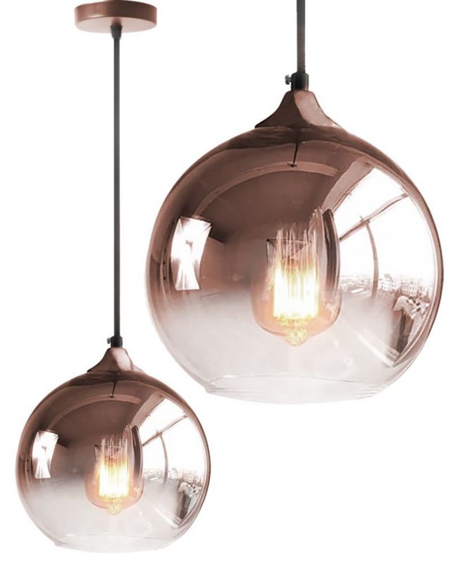 Lampa Sufitowa Wisząca Toolight App313-1Cp Różowo Złoty
