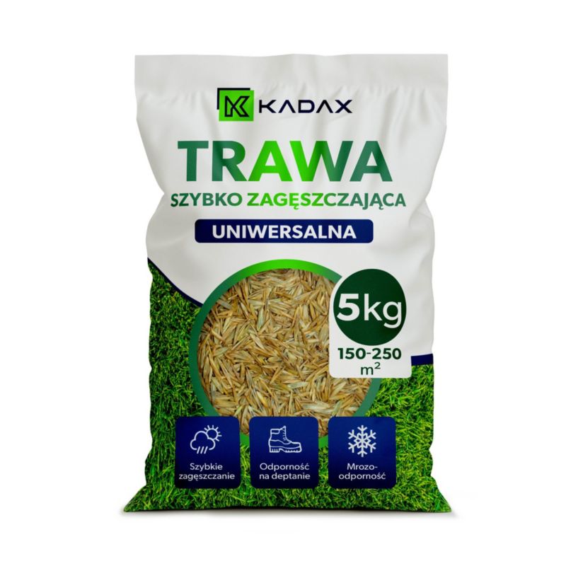 Trawa KADAX Uniwersalna szybko Zagęszczająca 5kg 200m2 1szt.