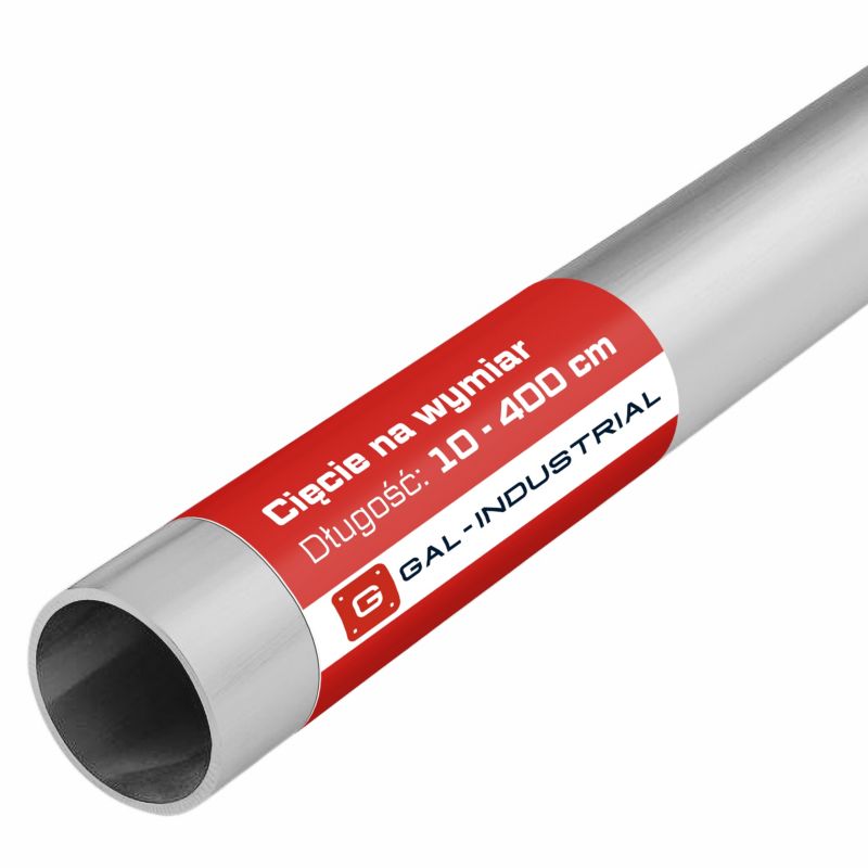 Rura Aluminiowa Okrągła GAL-INDUSTRIAL 20x2mm fi 20 210cm Rurka Aluminium+Cięcie na wymiar 1 szt.