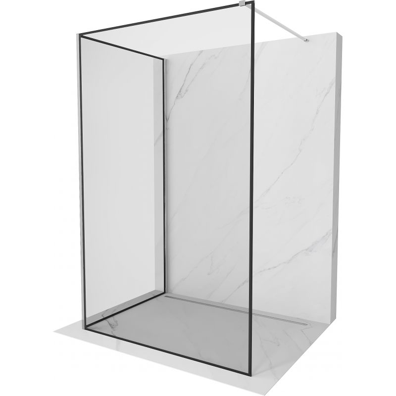 Ścianka prysznicowa Mexen Kioto czarny wzór 90x70 cm 800-090-212-01-70-070 1 szt.