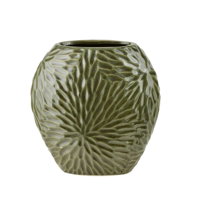 Wazon ceramiczny YARINE 20x10x20 cm zielony 1 szt.