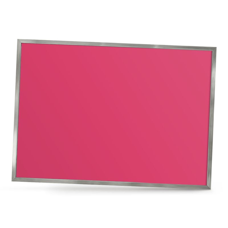 Tablica magnetyczna do salonu ArtPrintCave 70x50 Róż energetyczny w srebrnej ramie 1szt