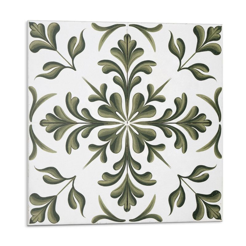 Kafelki samoprzylepne Wallfluent 50x50 cm Roślinny wzór 4 szt.