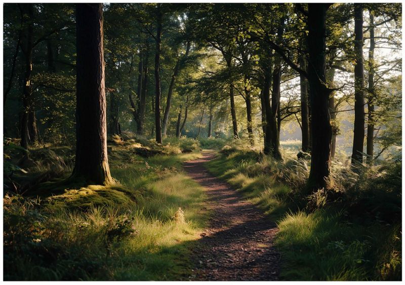 Fototapeta WALLARENA Do Sypialni Salonu Na Flizelinie Las Natura Drzewa Zielony 250x175 cm 16387VX5 1 szt.