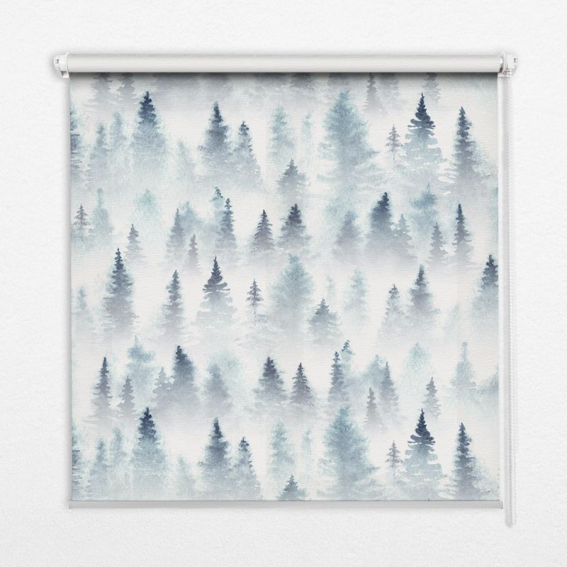 Roleta Okienna Tulup 150x180 cm Las W Mgle Montaż do ściany/sufitu 1 szt.