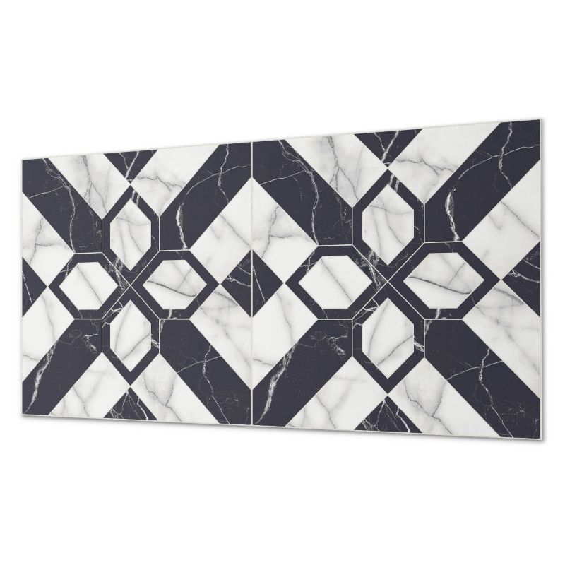 Paczka Kafelków Winylowych PCV ArtPrintCave 60x30 cm Geometryczny wzór marmurowy 6 szt.