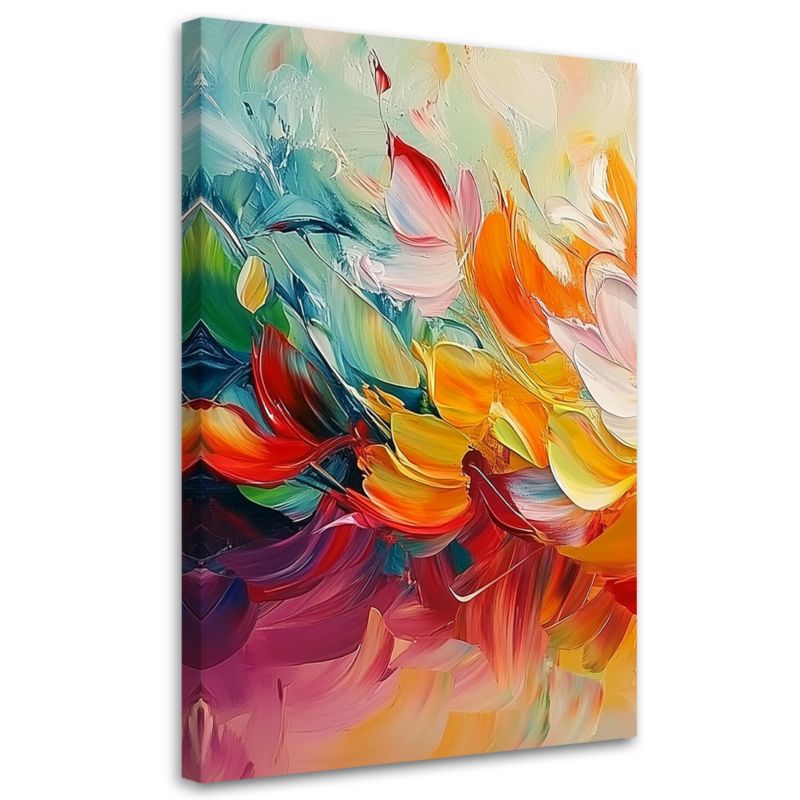 Obraz na płótnie Feeby Kolorowa Nowoczesna Abstrakcja 60x90cm 1szt