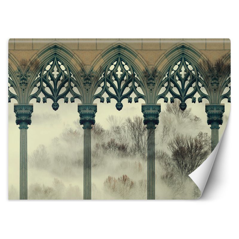 Fototapeta Feeby Las we mgle Filary 350x245 1 szt
