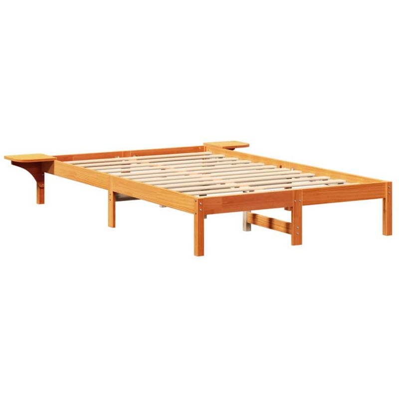 Rama łóżka WaszeMeble 135x190 cm Woskowy brąz sosna WM-873195 1 szt.