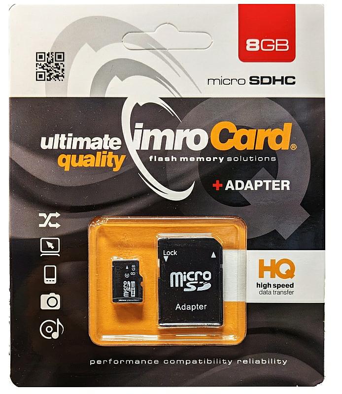 IMRO Micro SDHC 8GB class 4 MicroSD4/8G - Henryx24