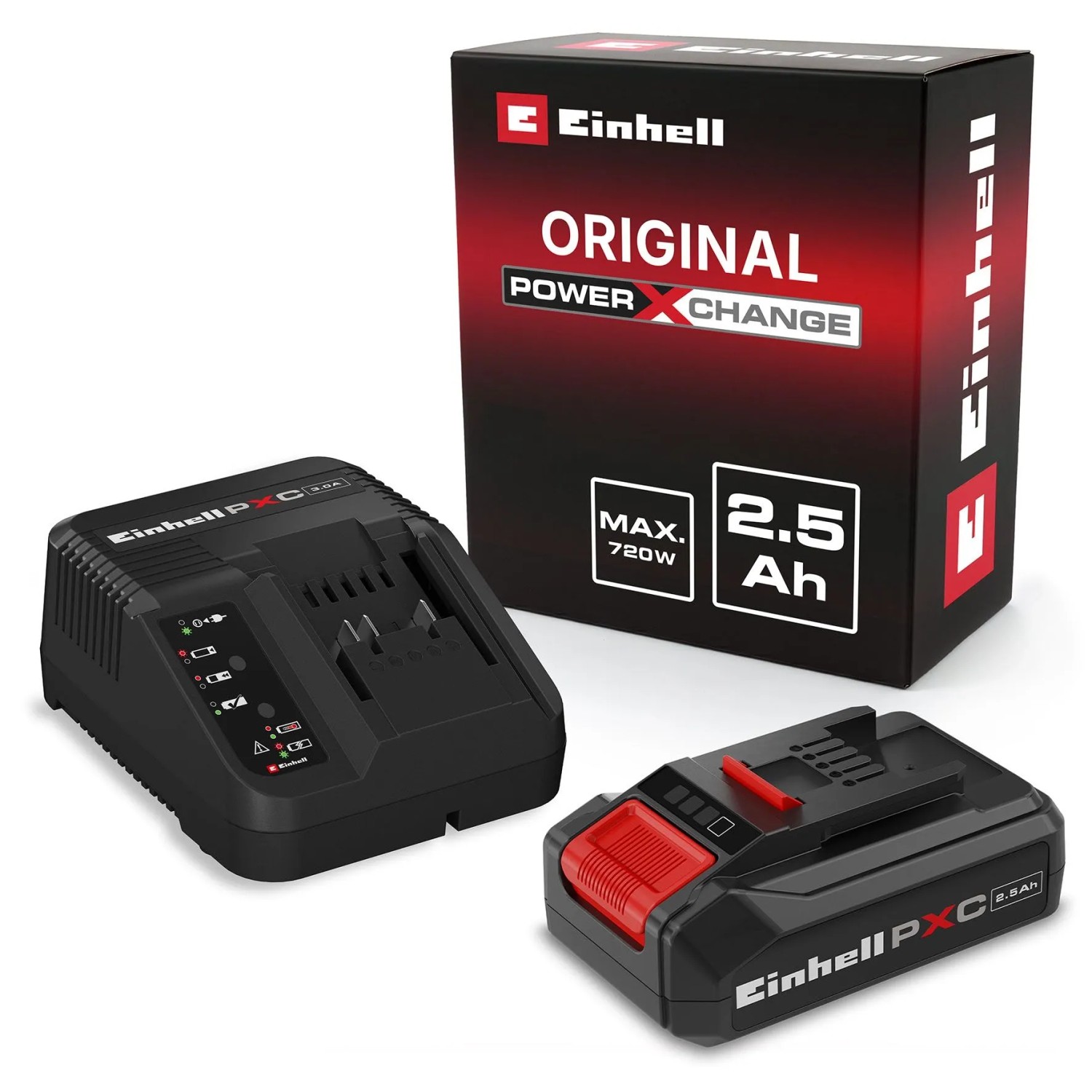 Einhell Zestaw startowy - akumulator 18V 2,5Ah i ładowarka
