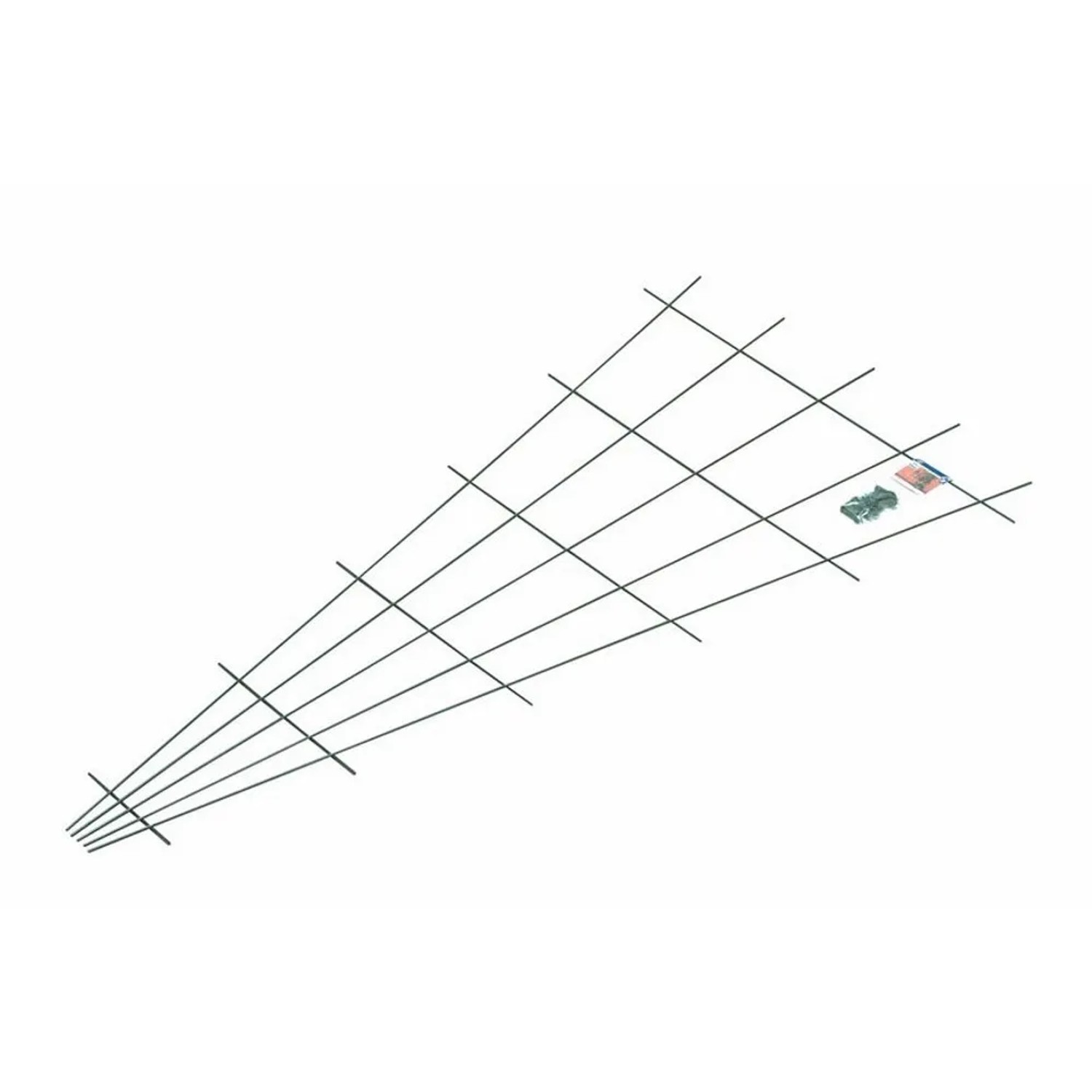 Kratka ogrodowa metalowa do pnączy zielona 75 x 150 cm