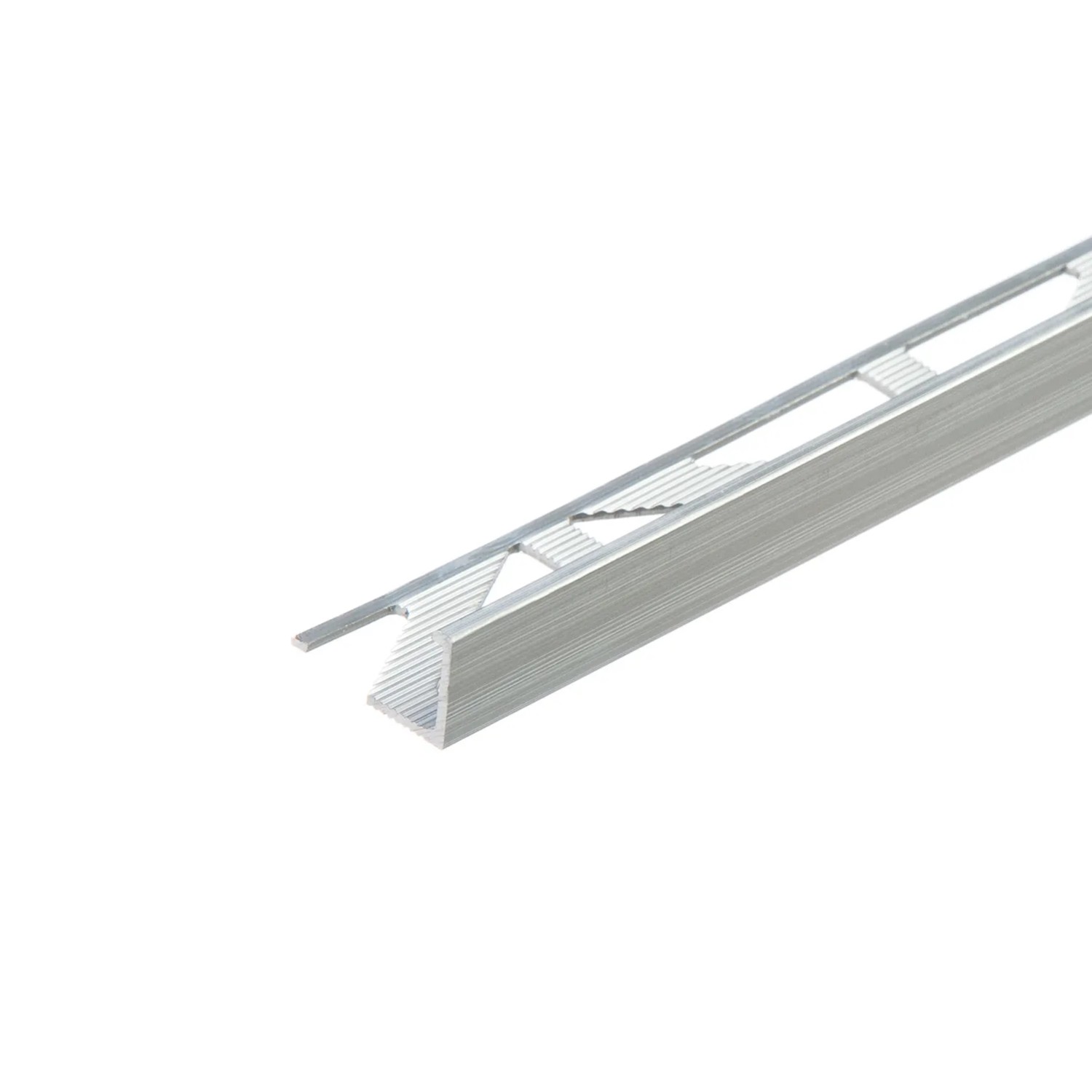 Cezar Profil aluminiowy do glazury narożny naturalny 10x1x2000 mm
