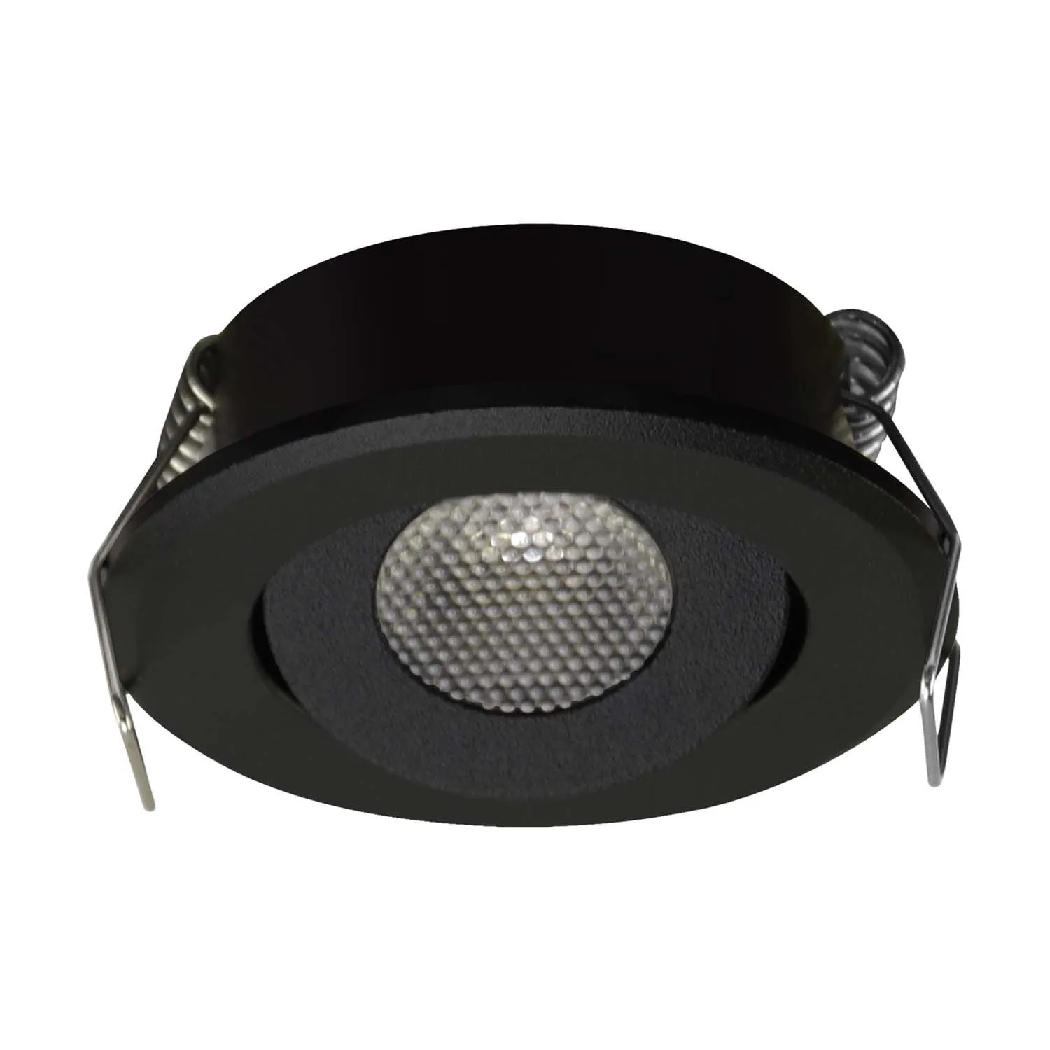 Struhm Lampa podtynkowa MATI LED C 1,5W 4200K 90lm śr. 5,2cm czarna