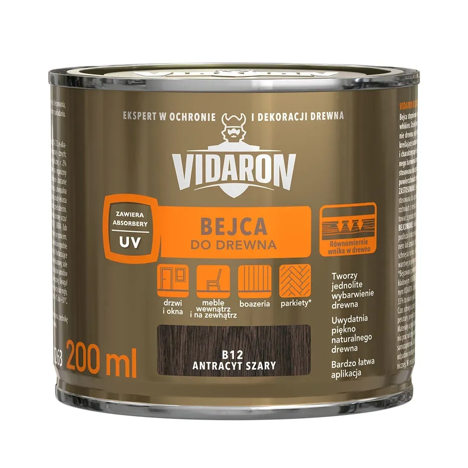 Vidaron Bejca antracyt szary 0,2L