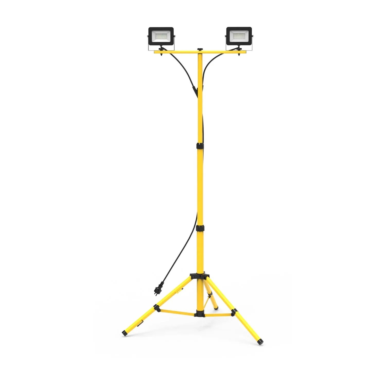Eko-Light Naświetlacz LED BOBBY 2x30W na statywie 4000K 2x2790lm IP44