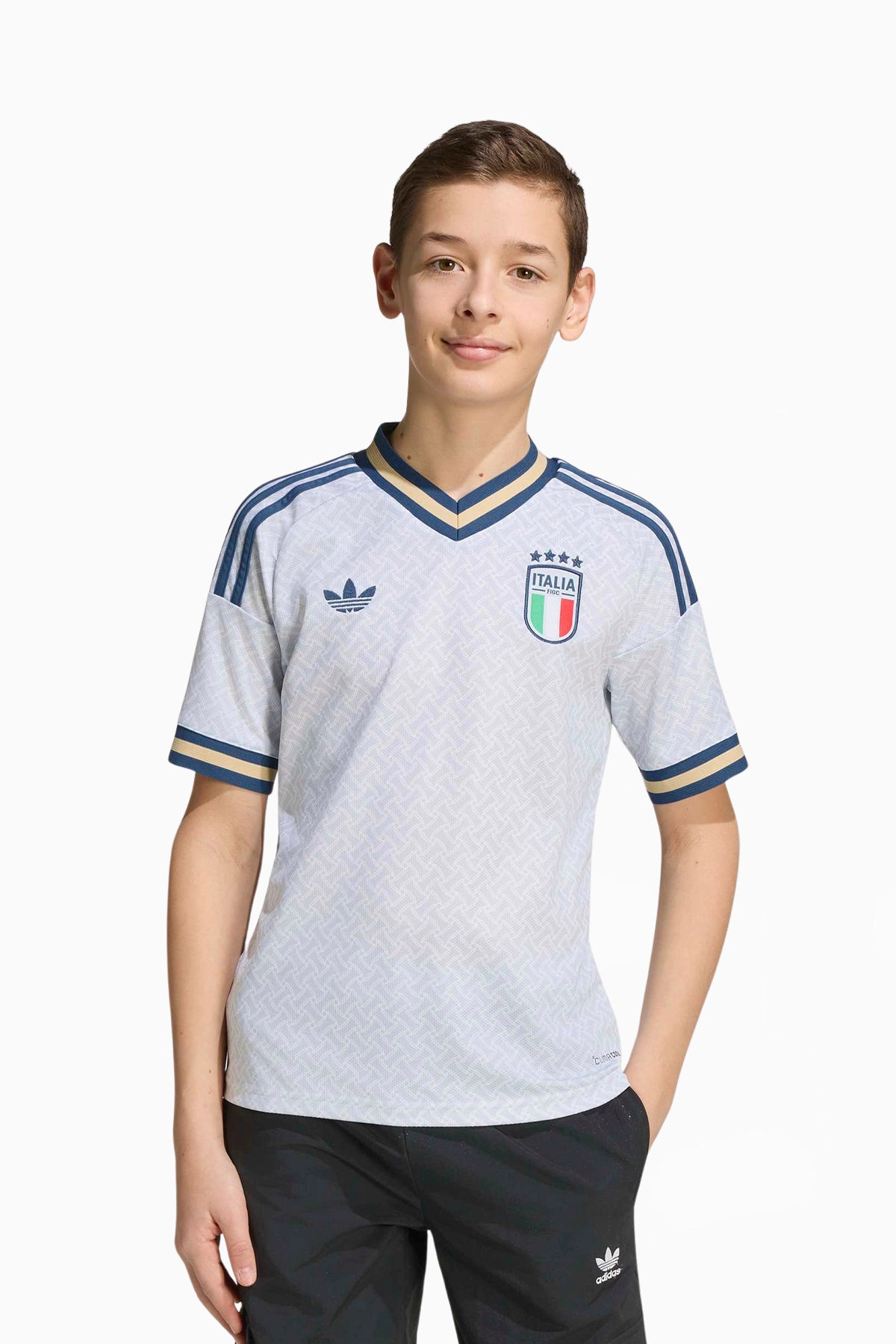 Koszulka Reprezentacji Włoch adidas Originals 2026 Wyjazdowa Replica Junior - Biały