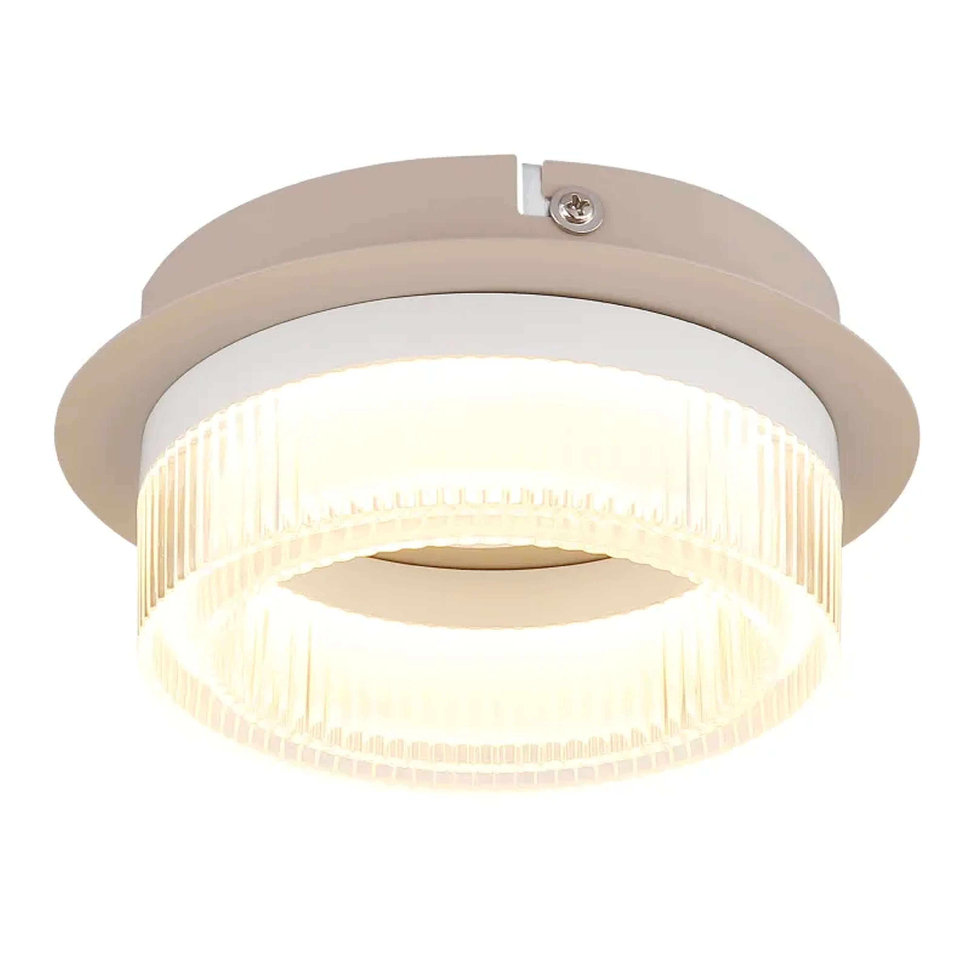 Globo Lighting Zara lampa podsufitowa 1x8 W biała 48046D