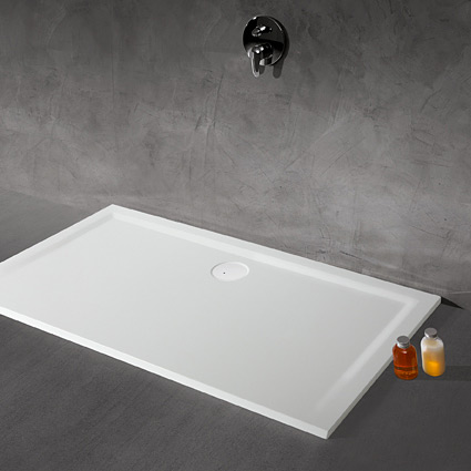 Sanplast Space Mineral brodzik 100x80 cm prostokątny B-M/Space biały Pro Safe System biały 645-290-0330-01-002