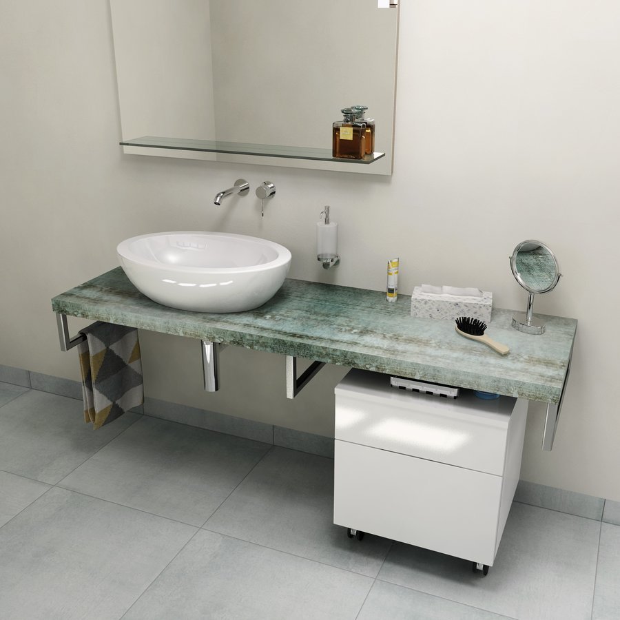 Sapho Avice blat 160 cm podumywalkowy aquamarine AV166