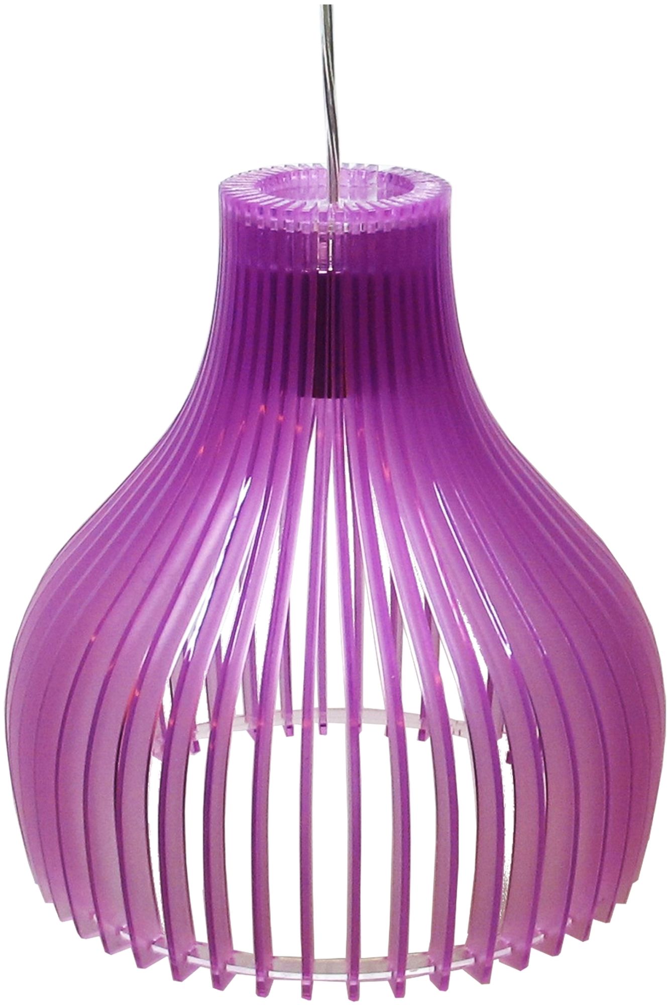 Candellux Buren lampa wisząca 1x60W fioletowa 31-50314
