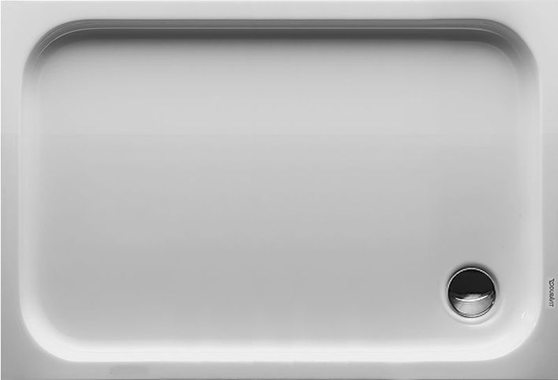 Duravit D-Code brodzik 120x80 cm prostokątny Antislip biały 720113000000001