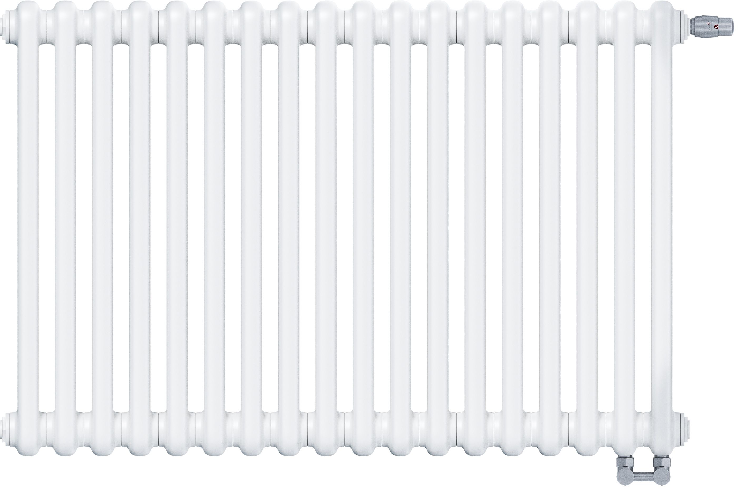 Irsap Tesi 2 grzejnik pokojowy 50x108 cm podłączenie dolne biały IRS-TES-2050-24-B-25
