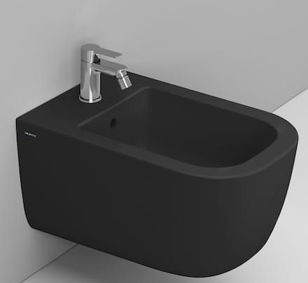 Ceramica Dolomite Mirto bidet wiszący czarny matowy D462681