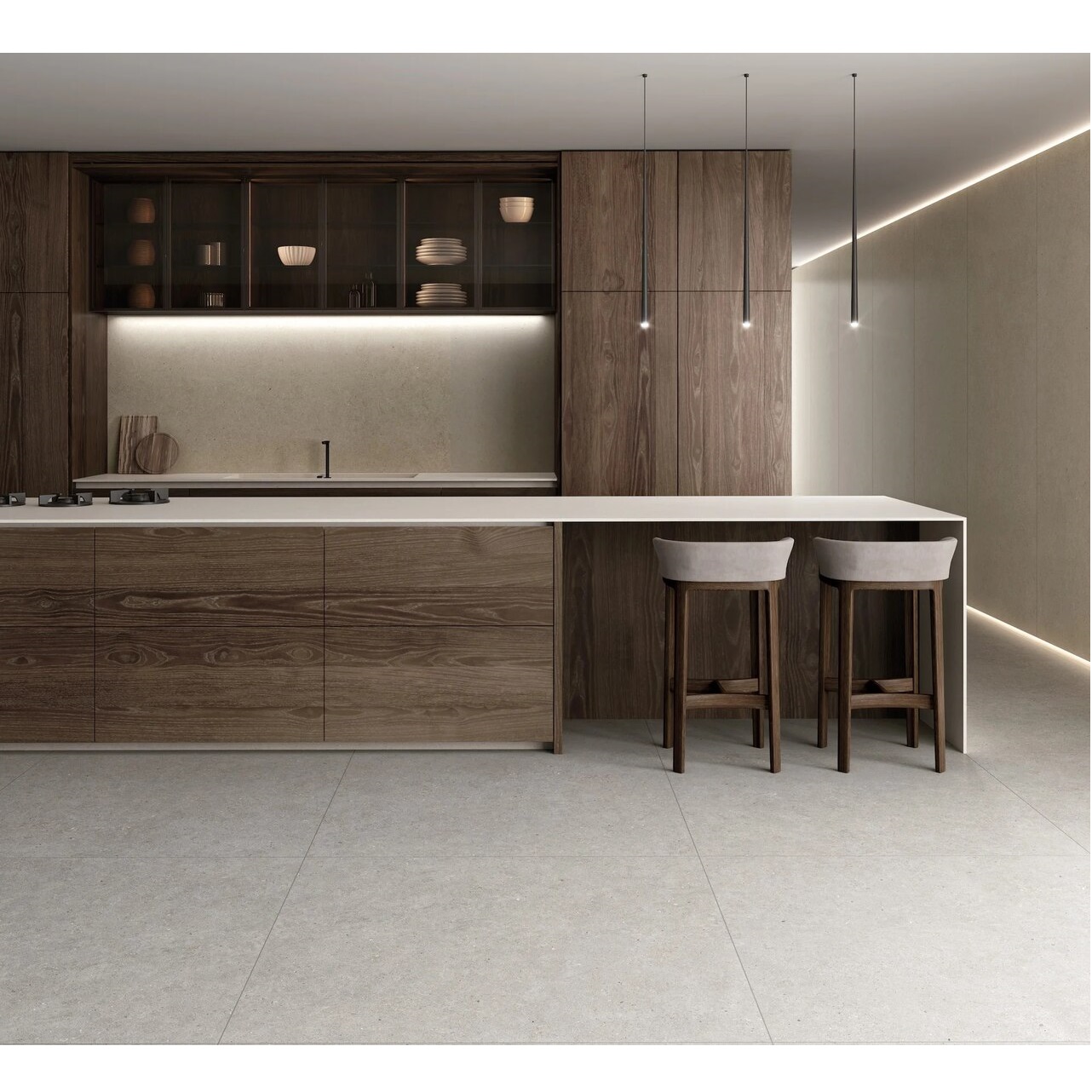 Durstone Somport płytka ścienno-podłogowa 120x120 cm beżowa