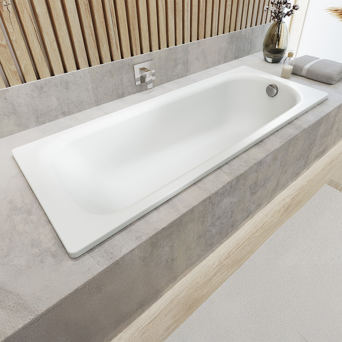 Kaldewei Saniform Plus wanna prostokątna 180x80 cm model 375-1 biała 112800010001 - Wysyłka w 24h