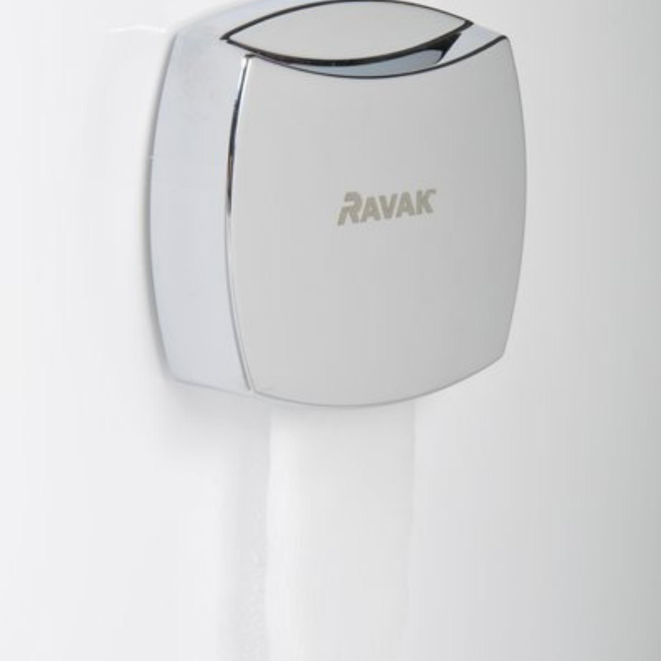 Ravak syfon do wanny click-clack z napełnianiem przez przelew chrom X01440