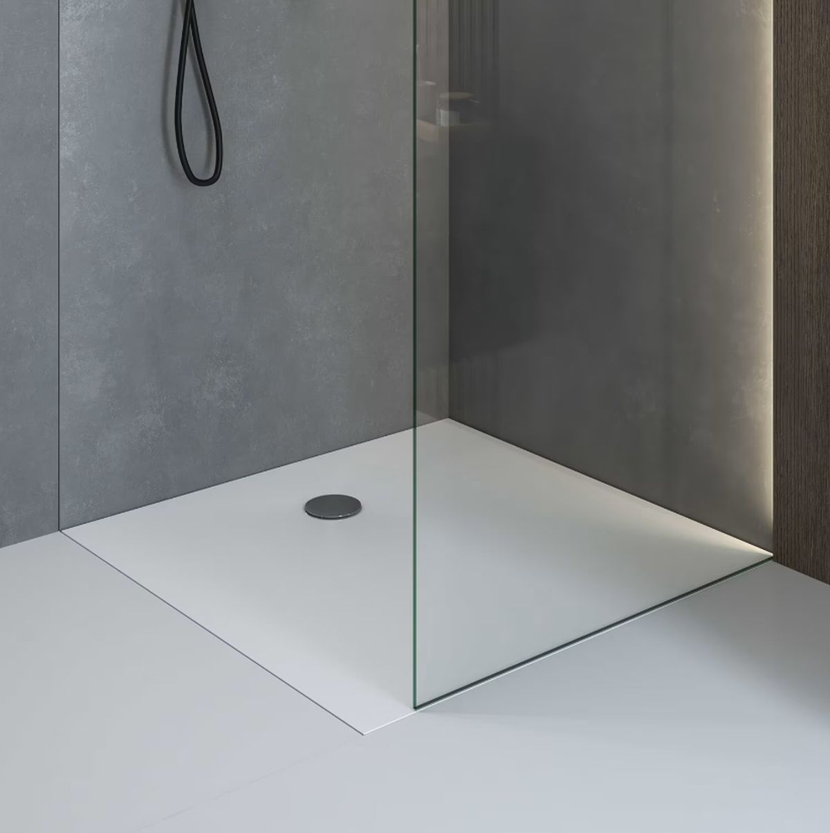 Kronenbach Cube brodzik prostokątny 100x90 cm biały KBMD1090