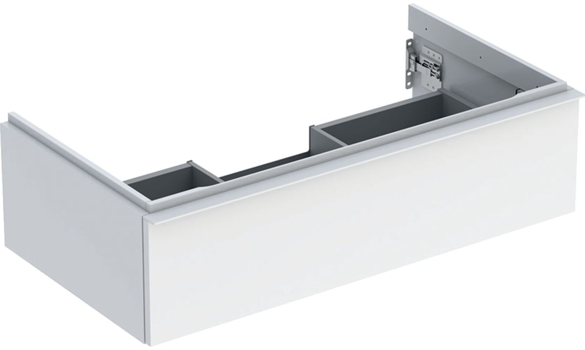 Geberit iCon szafka 88.8 cm podumywalkowa wisząca biały połysk/biały mat 502.312.01.1