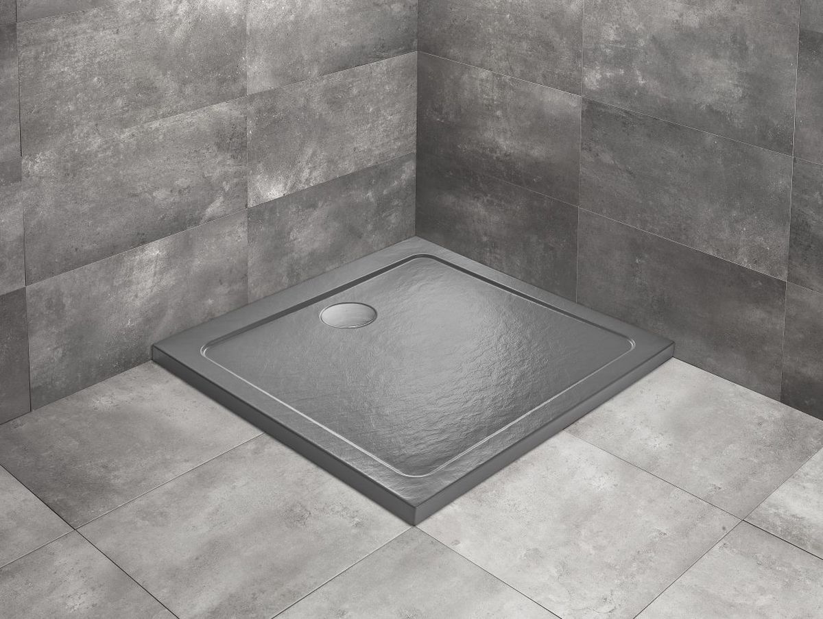 Radaway Doros C brodzik kwadratowy 80x80 cm antracyt SDRC8080-01-64S